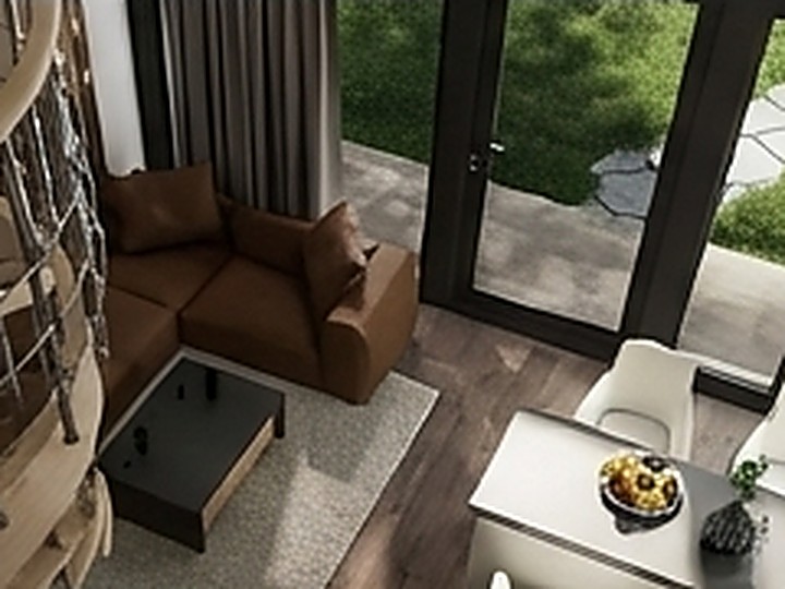 Купить коттедж 32 м² в Красной Поляне — интерьер парк-отеля «вГорах»